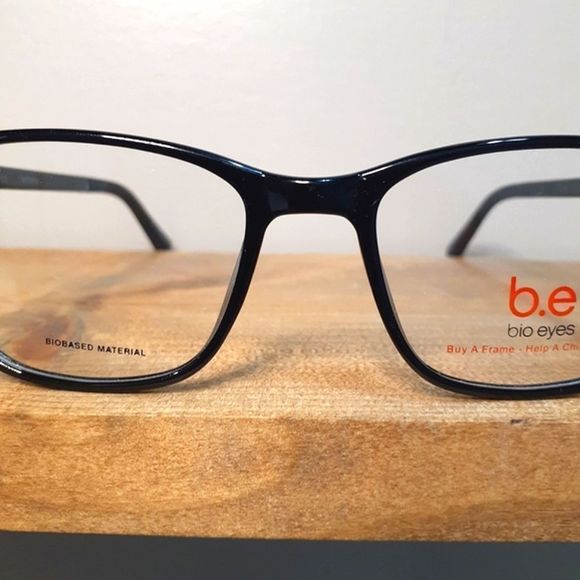 New BLACK Rx'able Eyeglass Frame, women full rim glasses, Shiny Black - Picture 4 of 6